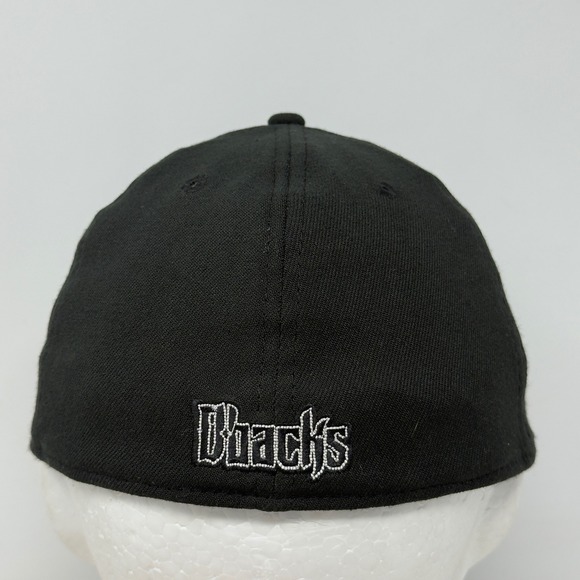 New Era 39THIRTY Arizona Diamondbacks Hat Mens Black Stretch Fit MLB Cap L/XL - Picture 5 of 10